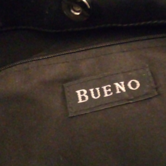 Bueno Black Faux Leather Purse Shoulder Hobo Handbag - Picture 4 of 11